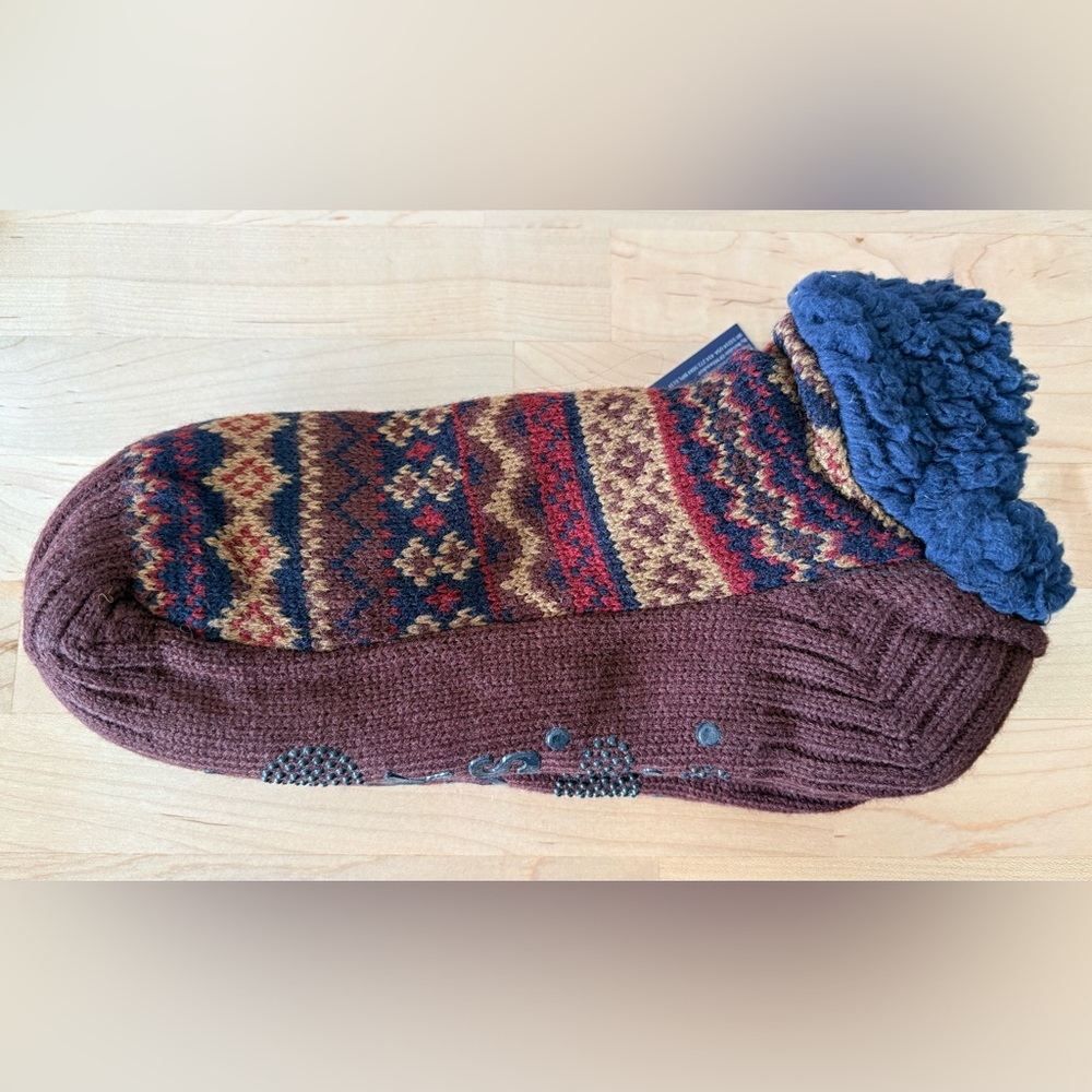 Muk Luks Men’s Cabin Socks - size S/M (8-10) - Picture 2 of 4